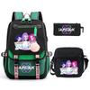KPop Demon Hunters Korean version of student school bag children's backpack pencil bag set