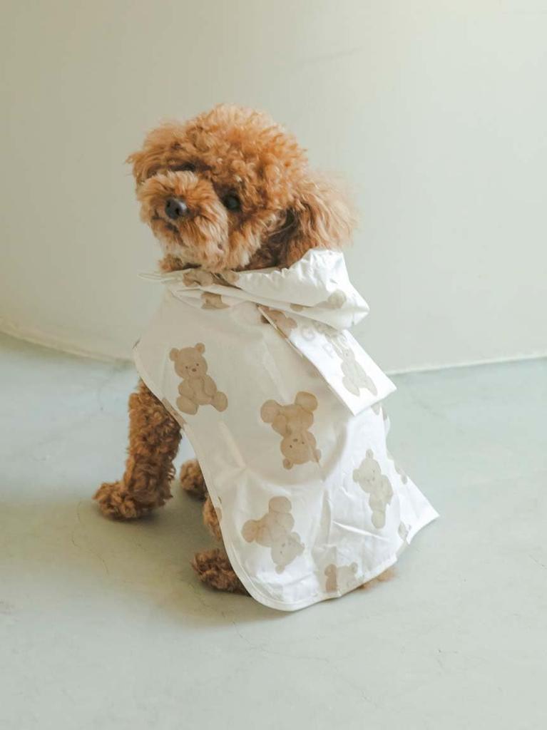 Pique Cat Rain Poncho PAGG242573 BRW M [Gelato & Dog] CAT&DOG