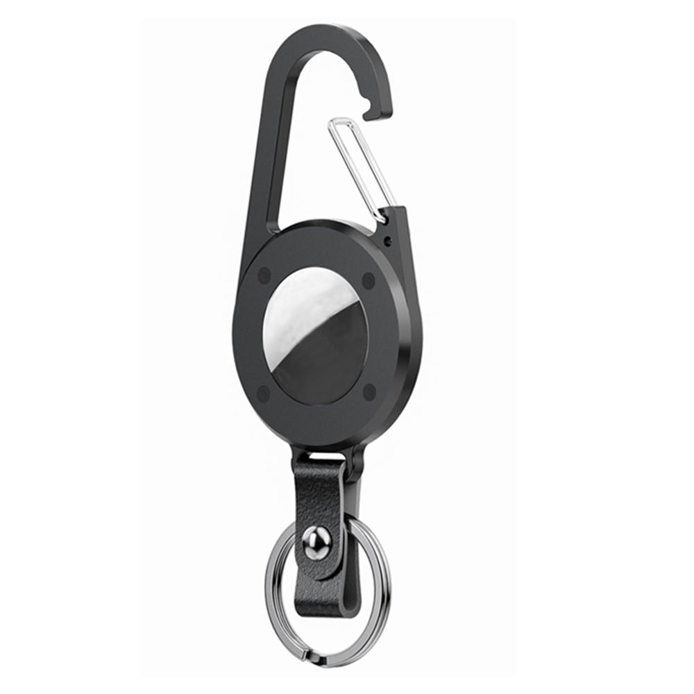 Metal AirTag Holder, Aluminum Alloy Mountain Carabiner with AirTag Case, Heavy Duty Super Hard AirTag Keychain