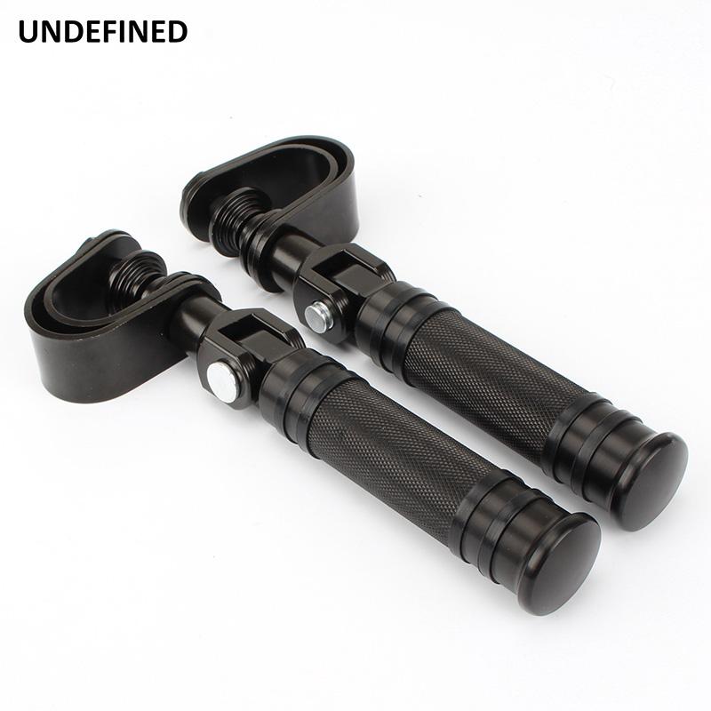 Motocyklové kolíky Černé 25mm 32mm Crash Bar Dálniční stupačky Opěrky na nohy Objímka na O-kroužek pro Harley Kawasaki Honda Suzuki