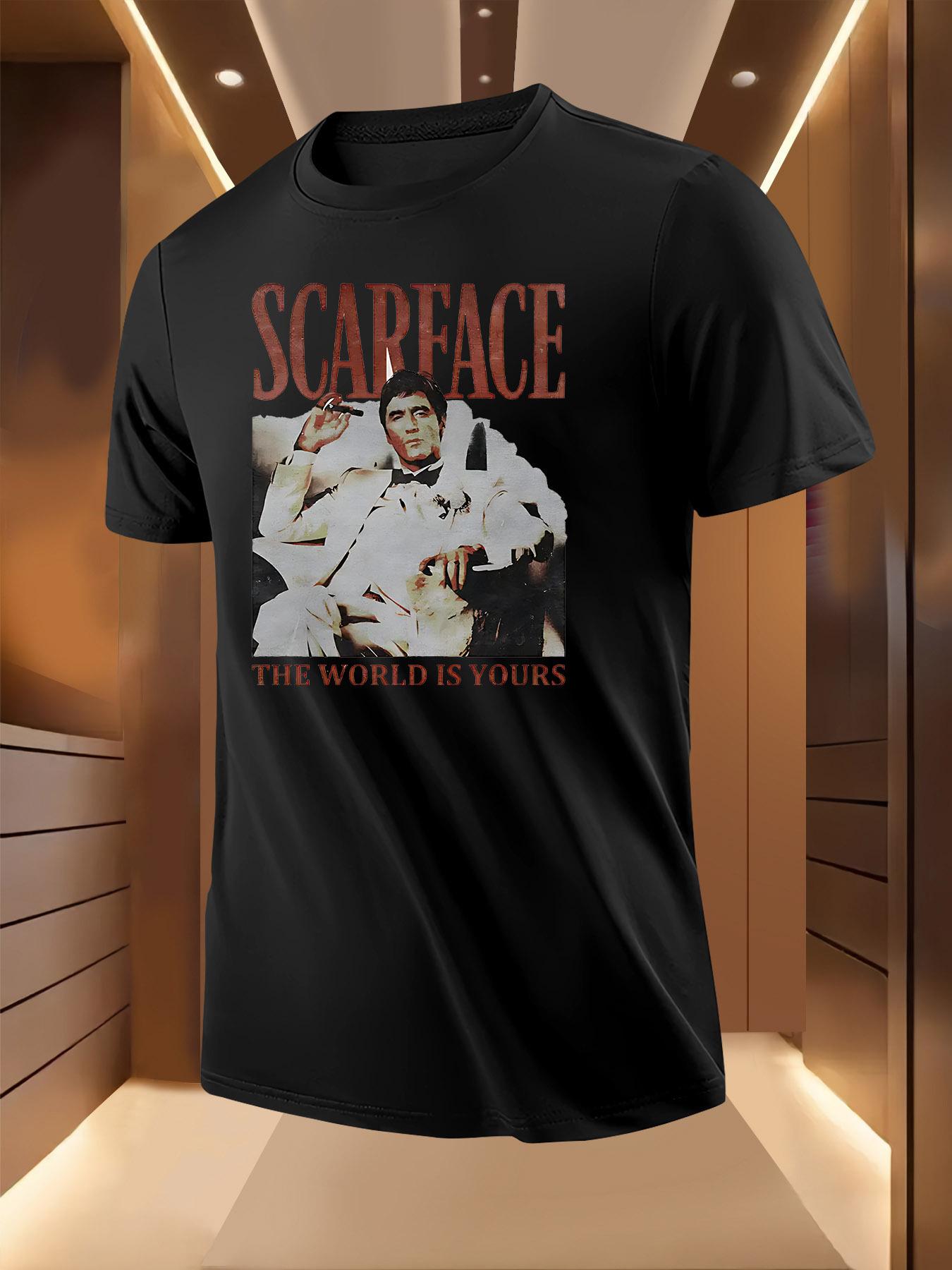 Scarface Themed Print for Summer T-shirt S
