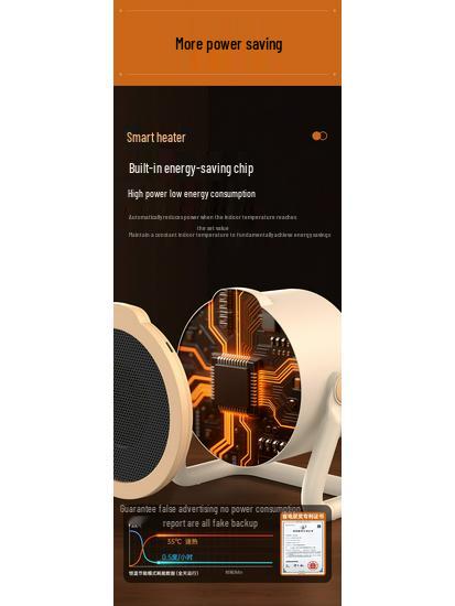 Kompakter energiesparender Tischheizer für Studentenwohnheime und Schlafzimmer