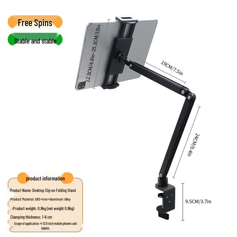 Folding Aluminum Tablet & Monitor Stand