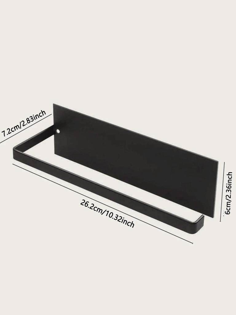 1pc-Creative Perforated Tissue Holder, Wall Mounted Household Storage for Kitchen and Bathroom, Kitchen Accessories