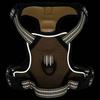 Reflective Adjustable Dog Harness Brown XL