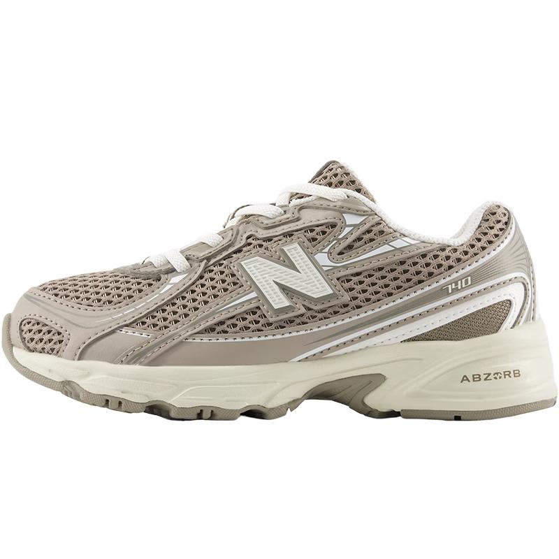 New Balance Kids' 740 Retro Patchwork Sneakers