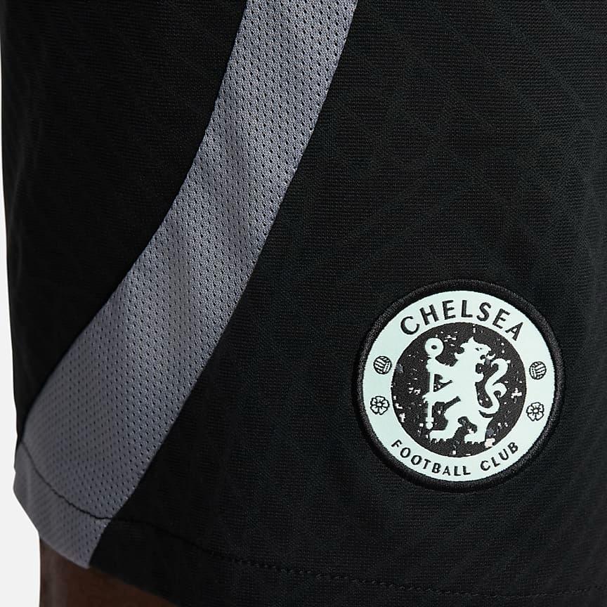 New Nike Chelsea FC Strike Third Soccer Shorts Men's Black DZ0862-010