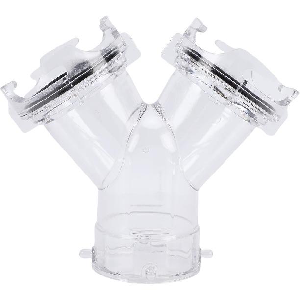 RV Wye Sewer Hose Adapter, 3 Inch Interface Campers Wye Sewer Hose Fitting, Y Shaped RV Sewer Connection with Built in Gasket for Waste Disposal