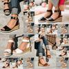 Elegant Women's Ankle Strap Open Toe Platform Wedges Sandals For Summer Comfort