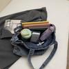 Vintage Shoulder Bag Women's Denim Tote Bag Large Capacity Student Class Bag