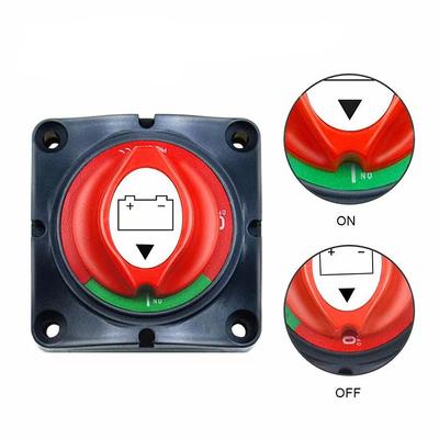 Battery Connection Switch For Marine Boat Car Battery Disconnect Switch 48V 24V 12V Cut Off 2 Position 2 Pin M10 275A