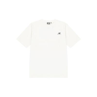 New Balance Drop Shoulder Sleeve T Shirt Unisex White 5EC2U133-IV