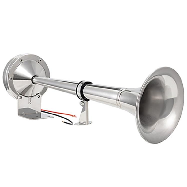 Ocean Going Ship Trumpet System Rust Resistant Marine Horn Clear 125dB for Professional Mariners