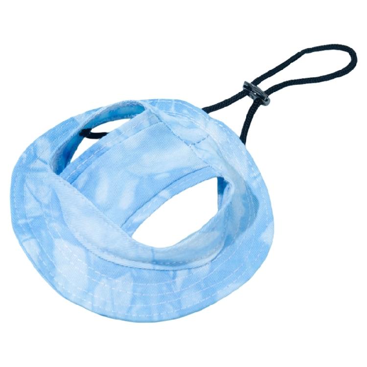 Pet Sun Protective Hat Wide Brimmed Design For Dog Cats Rabbits Lightweight Summer Accessory