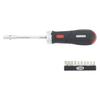 TONE Ratchet Driver Set RD10S Bit Insertion &6.35mm (1/4") Black Contents 12 items