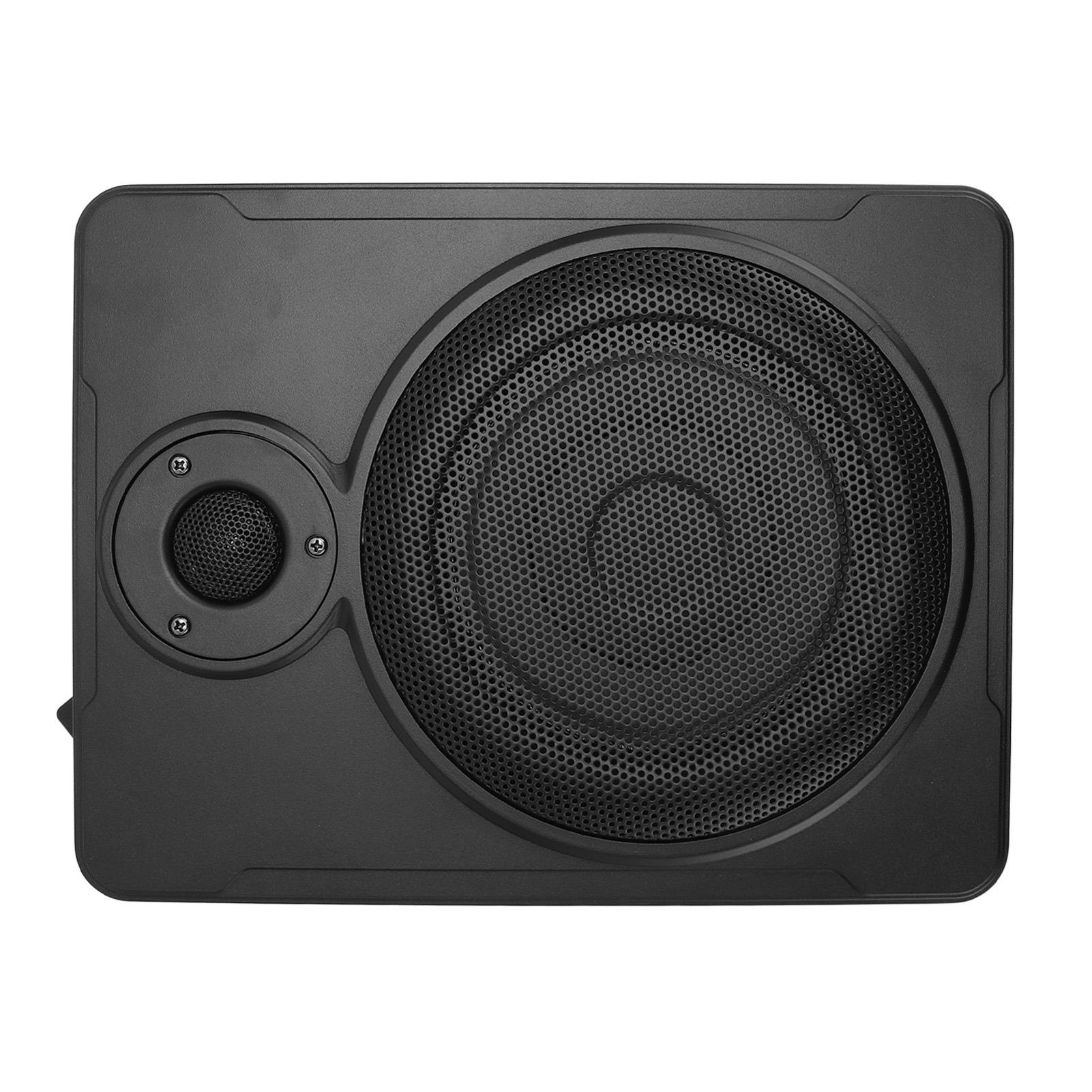 

8-дюймовый автомобильный сабвуфер 600 Вт, автомобильный динамик, сверхтонкий компактный автомобильный сабвуфер из алюминиевого сплава для