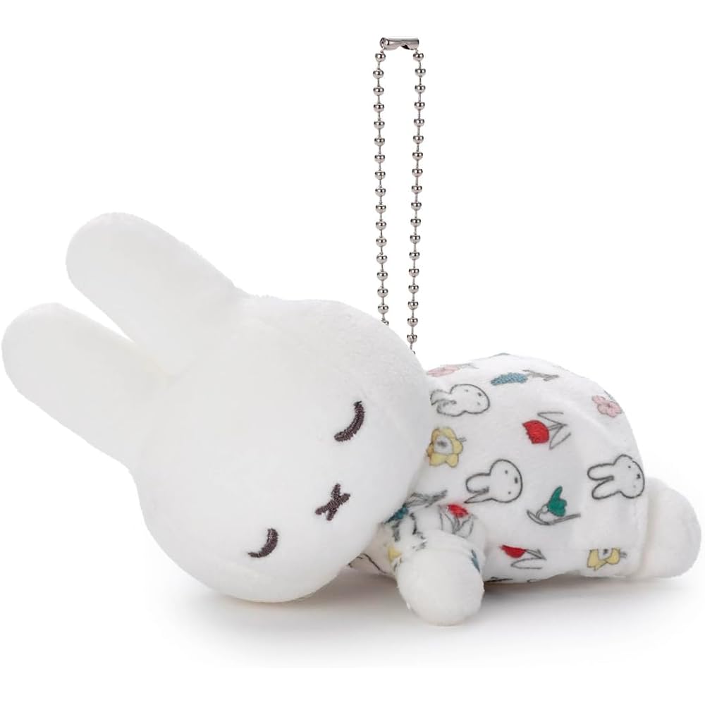 Takaratomy A.R.T.S Miffy Bloom Plush Keychain Mascot 12cm Soft Toy