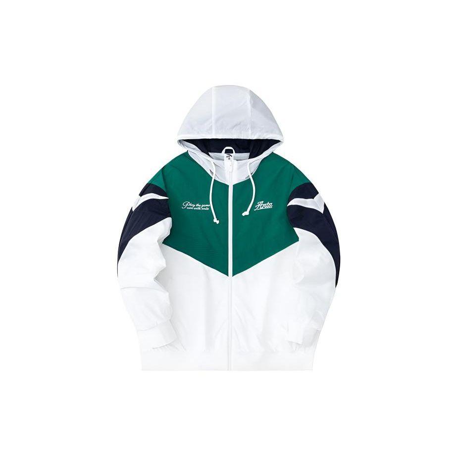 

Anta Retro Sports Hooded Jacket Men Jackets Paper-White 152418612-1 L