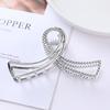 European & American Metal Cat Claw Hair Clip - Leaf Design for Ponytails