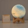 Creative Planet Moon & Starry Sky Projector: Remote-Controlled Night Table Lamp for Bedroom Atmosphere