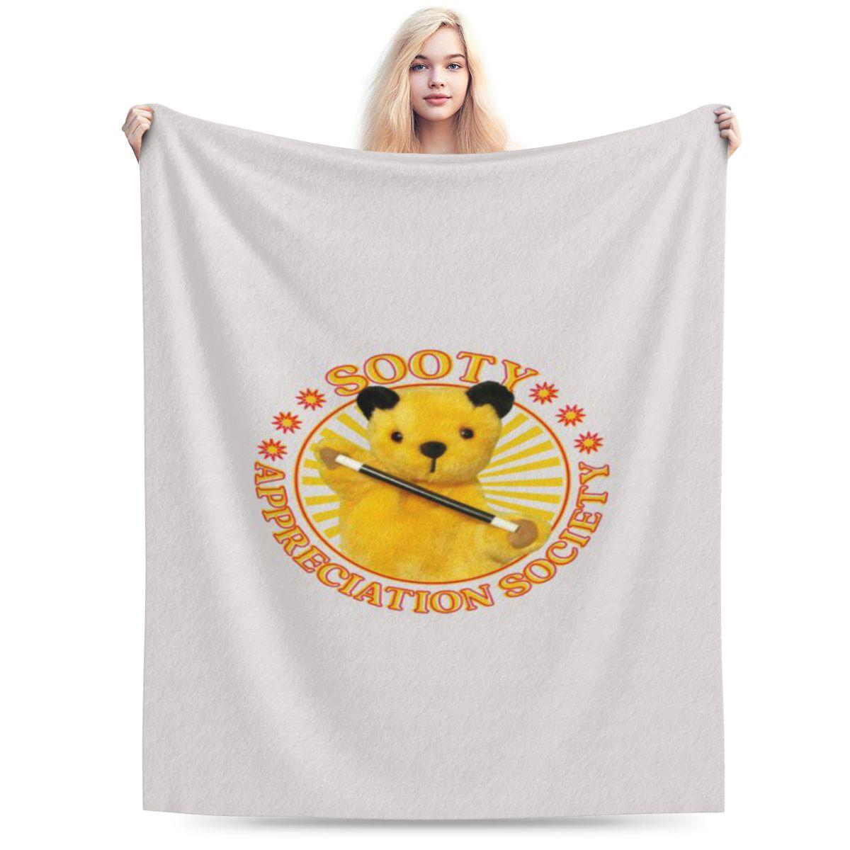Sooty Appreciation Society Personalized Warm Decorate Home An UltraSoft Micro Fleece Blanket 75x100cm