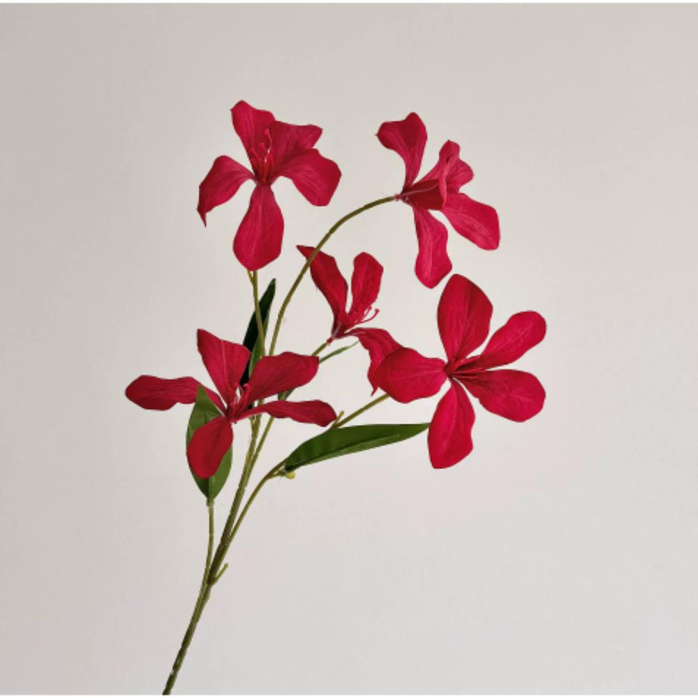 DIY Simulationsblume Lebendige Farben Künstliche Blumen Zweig Hochzeitsmittelstück