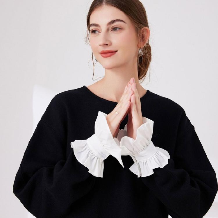 Versatile Ruffled Collar Wristband For Cosplay, Stage Performances, And Costume Parties Halloween Photo Props