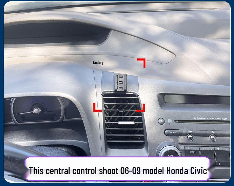 Kompatibilní držák telefonu pro Honda Civic (2016–2023) 9., 10., 11. generace – Držák navigace.