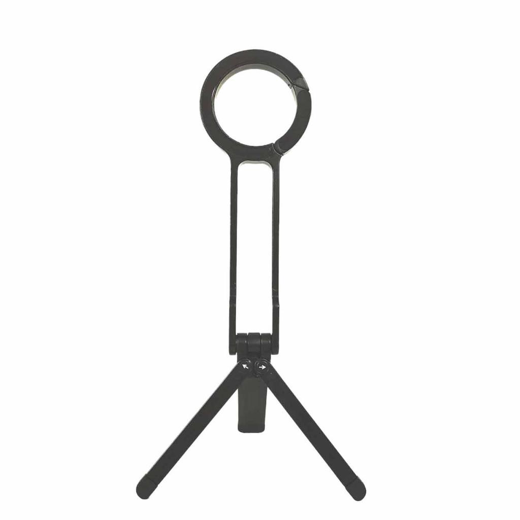 Multifunctional Magnetic Phone Holder: Desktop, Outdoor, Carabiner, Metal Tripod