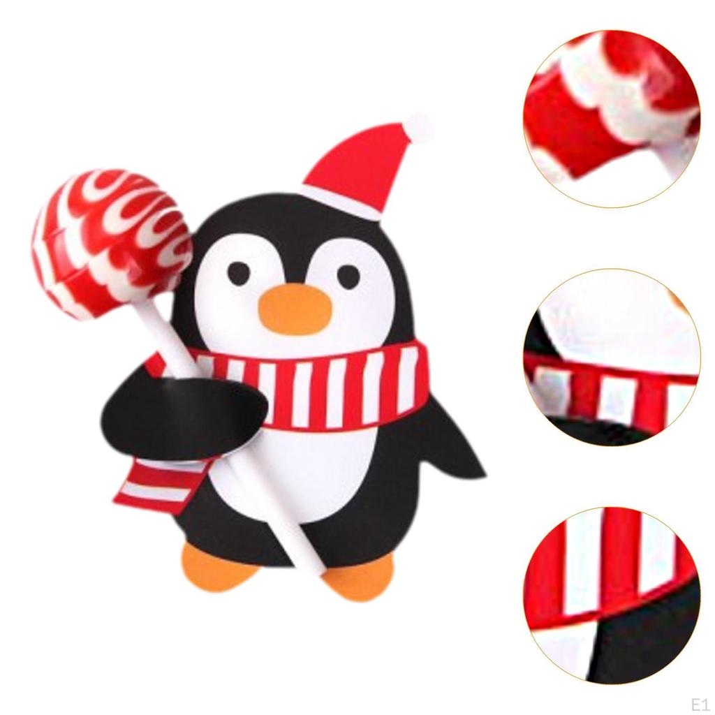 50 Stycken Julklubbkort, Juldekoration Söt Godishållare för Bröllop, Barnkalas