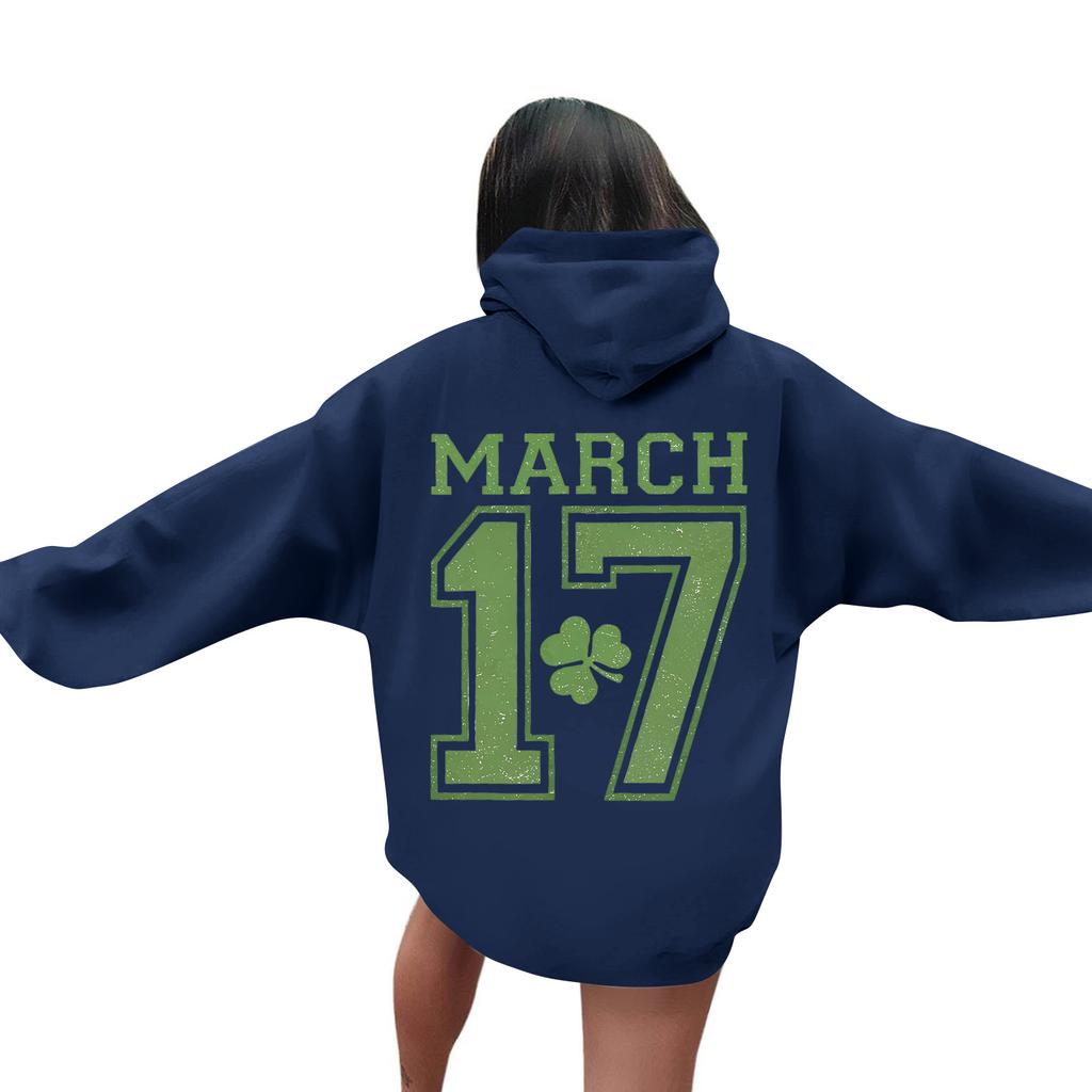 Men's St. Paul's Day Letter Hooded Sweatshirt