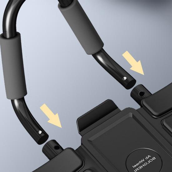 Abdominal Roller Wheel with Automatic Rebound Elbow Support Men Women Core Workout