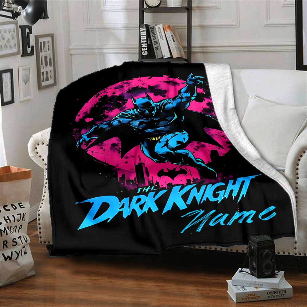 Warner Bros. Films (2) Personalized Name Blanket Cozy Customizable Blanket Comfortable for Home Decor Chair Office Chair Bed for All Occasions