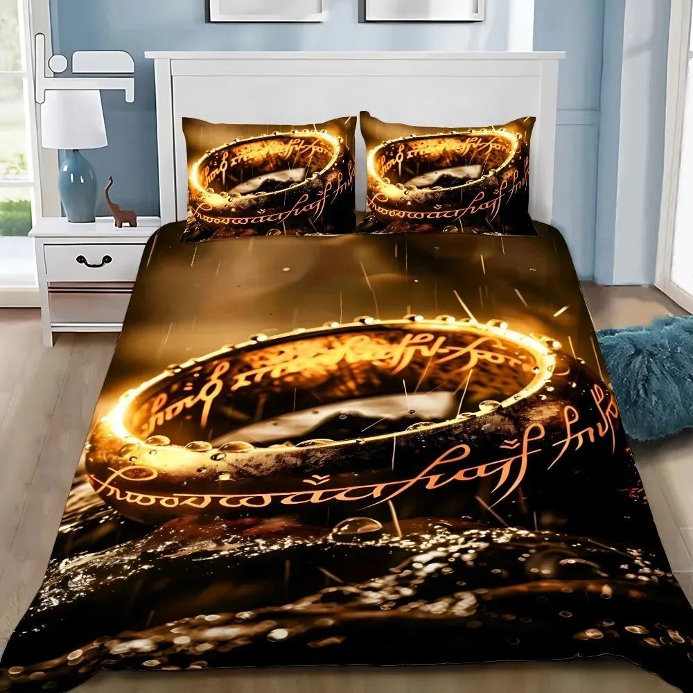 Comforter Exquisite 3D The Lord Of The Rings Wallpaper Hobbit Home Decor Printing Bedding Set Comforter Bed Kids Girls Boys Gift