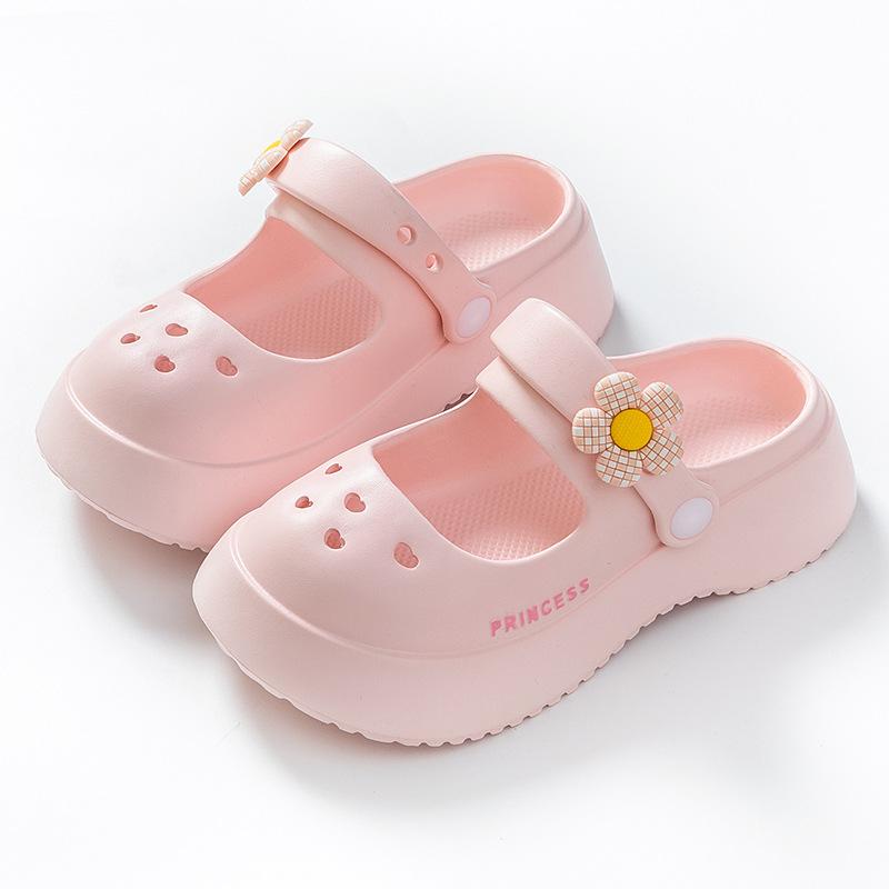 Fashion Baotou slippers for women summer thick-soled beach shoes non-slip EVA slippers outdoor beach sandals