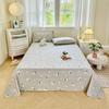 Cotton Bed Flat Sheet for Double Bed Plain Solid Color Top Sheets Single/Queen/King Flat Bedsheets Home Bed Linen Sheets