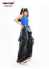Girls' Rhinestone Vest & Loose Pants Hip Hop Dance Costume Set