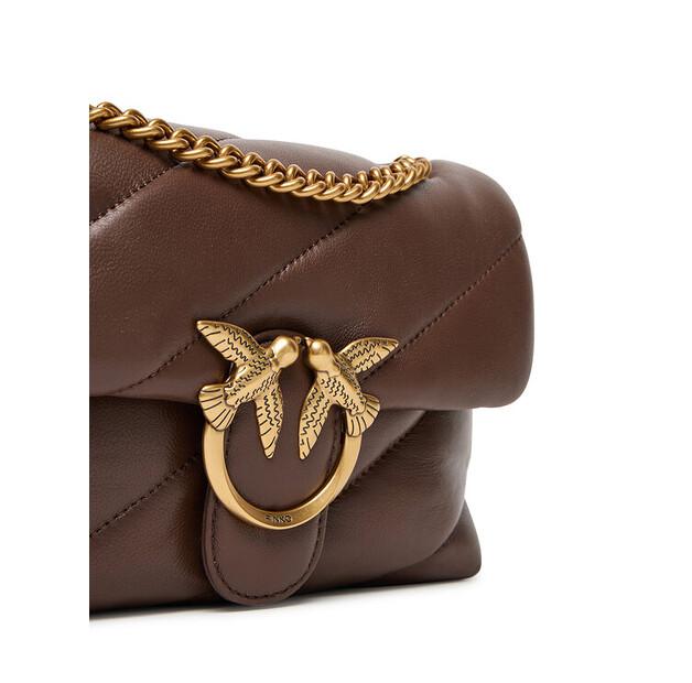 Bag PINKO Love Puff Mini CL PE 25 PLTT 100039 A0F2 Brown