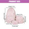 Mini Backpacks Purse for Women Teen Girls 3Pieces Set Fashion Backpacks,Casual Travel Bag Daypacks Rucksack School Bags