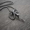 Gothic Snake Pendant Necklace For Women With Alloy Geometric Design Jewelry Gift