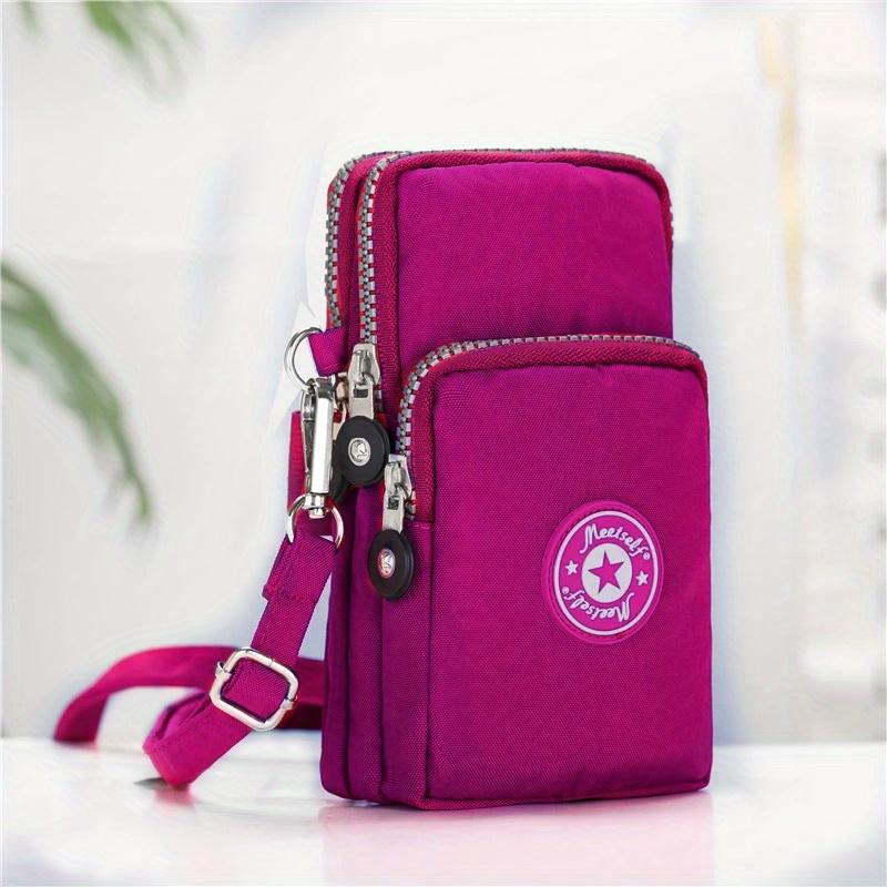 Umhängetasche Vertikal Handytasche Damen Hängend am Arm Ältere Handytasche Nacken-Tuch-Tasche Tragbar zum Spazierengehen Kleine Tasche