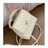 IELGY Korean Version Fashion Pink Diamond Backpack All-Match Simple Backpack