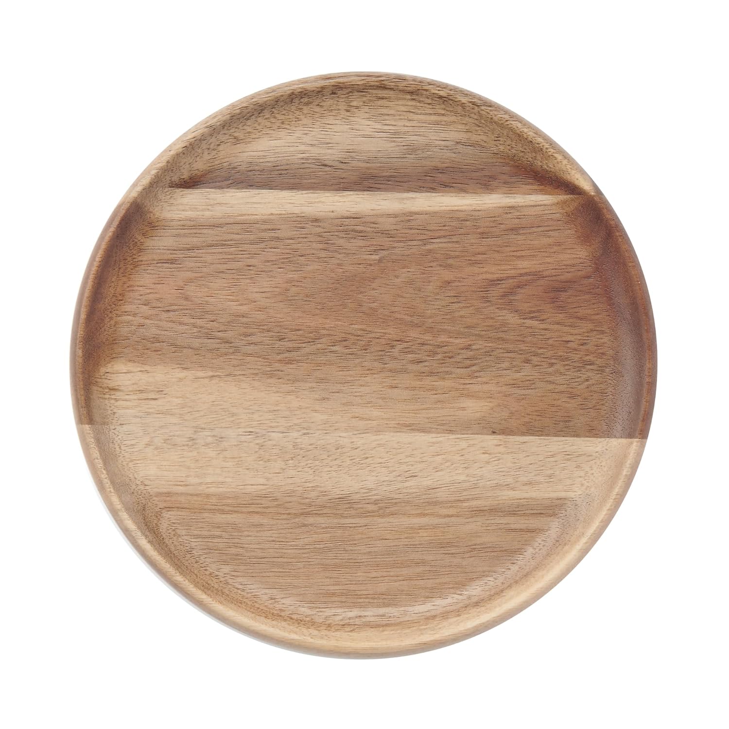 Muji Acacia Cutting Board that can also be used as Plate Round Type Approximately Diameter 18Height 1.5cm