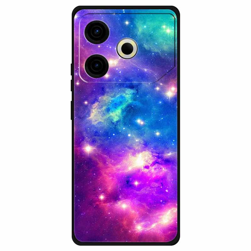 For Tecno Pova 6 Neo Case Silicone Soft Flower Space Fashion Cover For Tecno Phantom X2 Pro Cases Landscape Paint Covers Cute