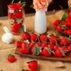 20Pcs Artificial Strawberry DIY Fake Fruit Set Plastic Simulation Fruits for Party Decor Home and Wedding Ornaments