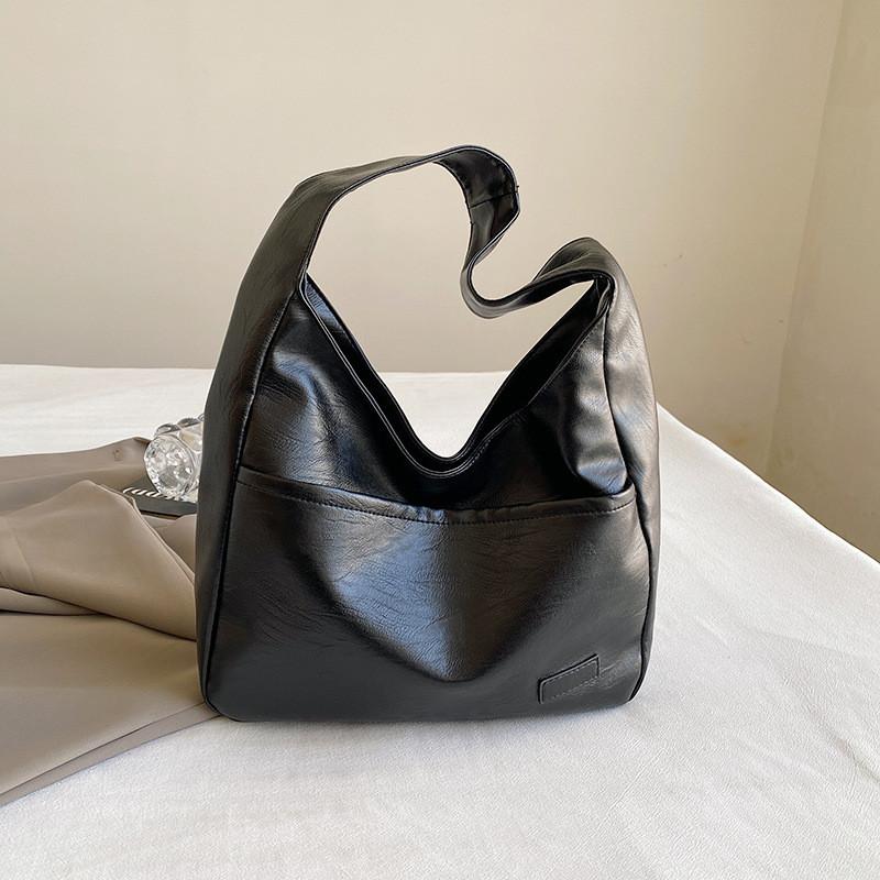 Chic Vintage Inspired Single Shoulder Tote Bag For Women Stylish Pu Fabric Design