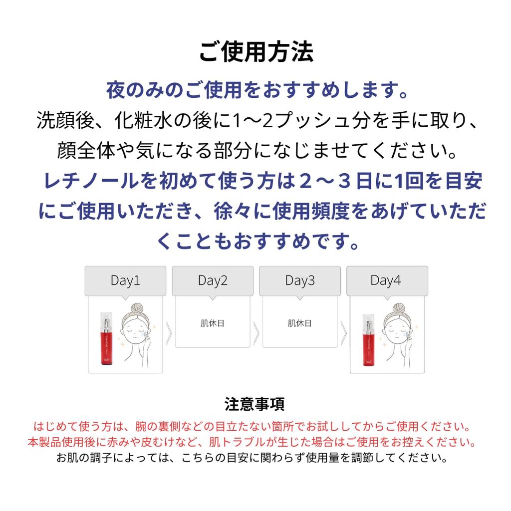 CeraLabo Vita Serum A Retinol Pure Clear Sensitive Developed by Kazunosuke [CeraShell (30mL)] Serum, Retinol, Astaxanthin, Niacinamide, Anti-Aging