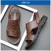 Fashion 2024 Summer Crocodile Pattern Men's Sandals Designer New Non-slip Outdoor Beach Man Shoes Casual Male Slippers