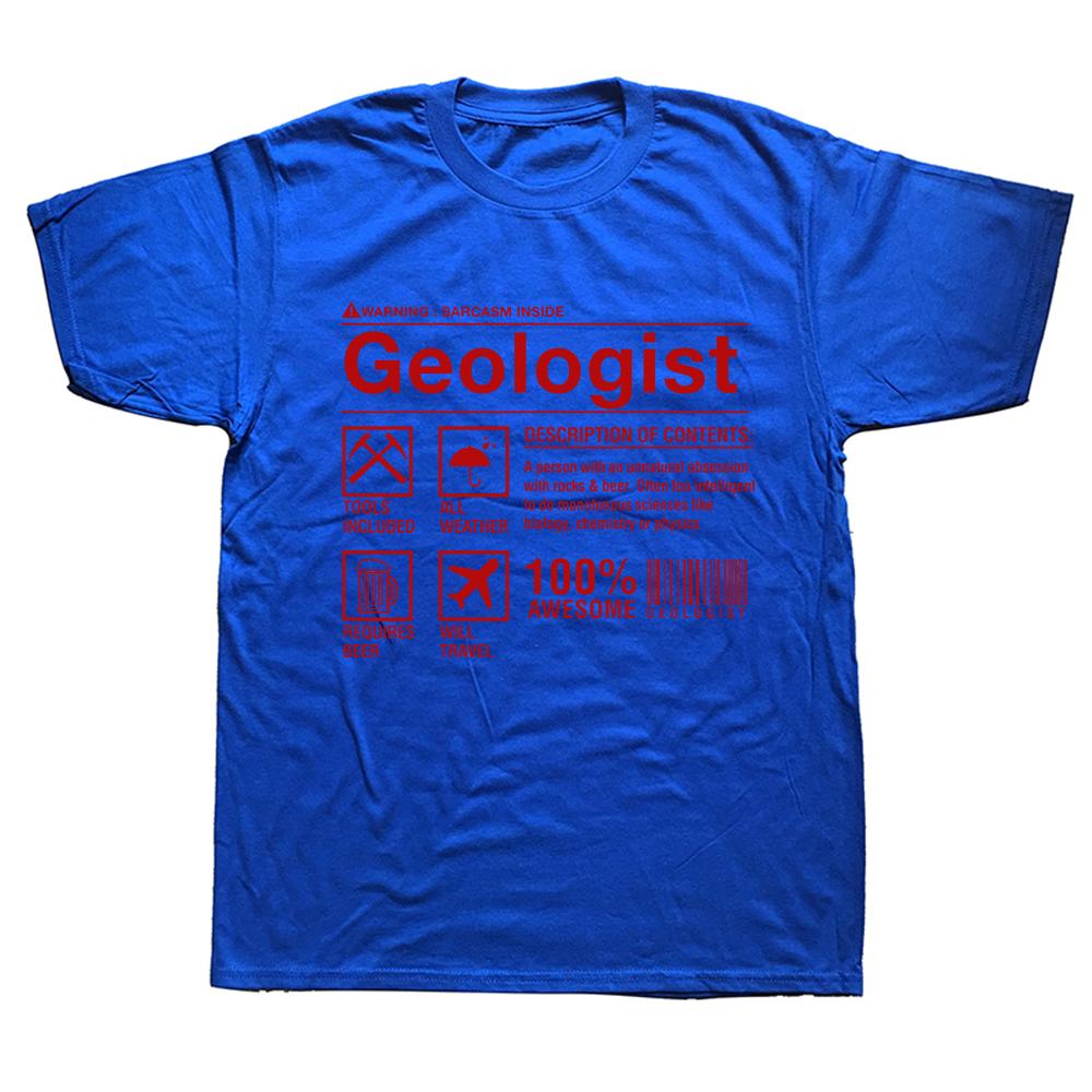 Funny Geologist Composition Geology Student T Shirts Streetwear Short Sleeve Birthday Gifts Summer Style T-shirt Mens Clothing