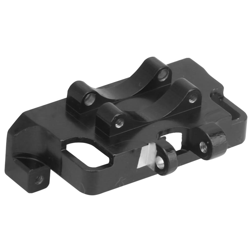 Aluminium Steering Gear Fixed Mount Servo Mount Bracket for Axial SCX24 90081 1 24 RC CarBlack